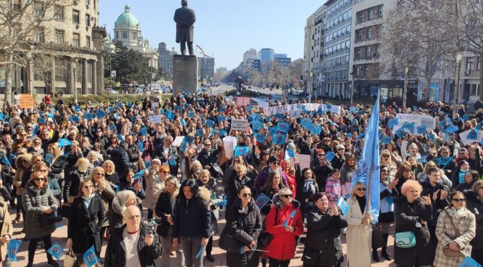 Protest vaspitača u Beogradu zbog mizernih plata