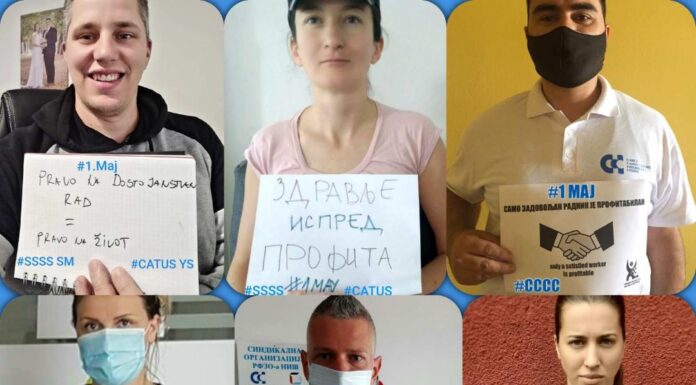 POVODOM PRVOG MAJA, MEĐUNARODNOG DANA RADA