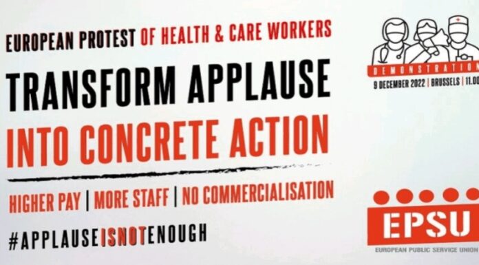 Evropski zdravstveni radnici na protest u Briselu poručuju: Dosta je bilo!