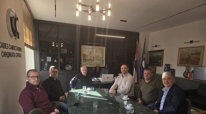 Poseta delegacija Saveza sindikata Makedonije Savezu